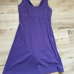Purple Athletic Dress with built in shorts
